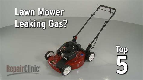 gas leaking from lawn mower carburetor|Lawn Mower with a Leaking Carburetor